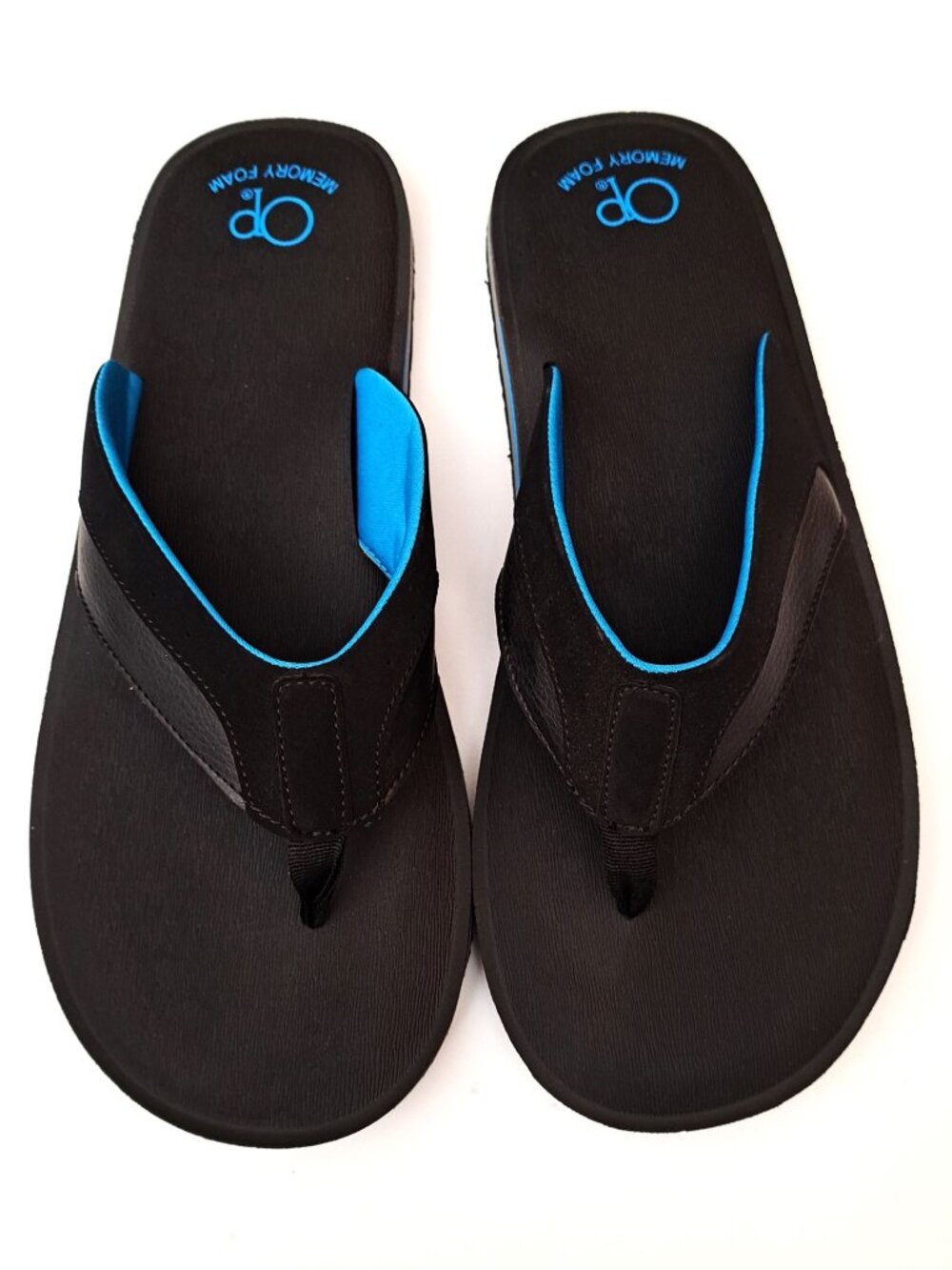 Ocean Pacific (OP) Men's sz XL Flip Flops with Memory Foam Sandals Beachwear NEW